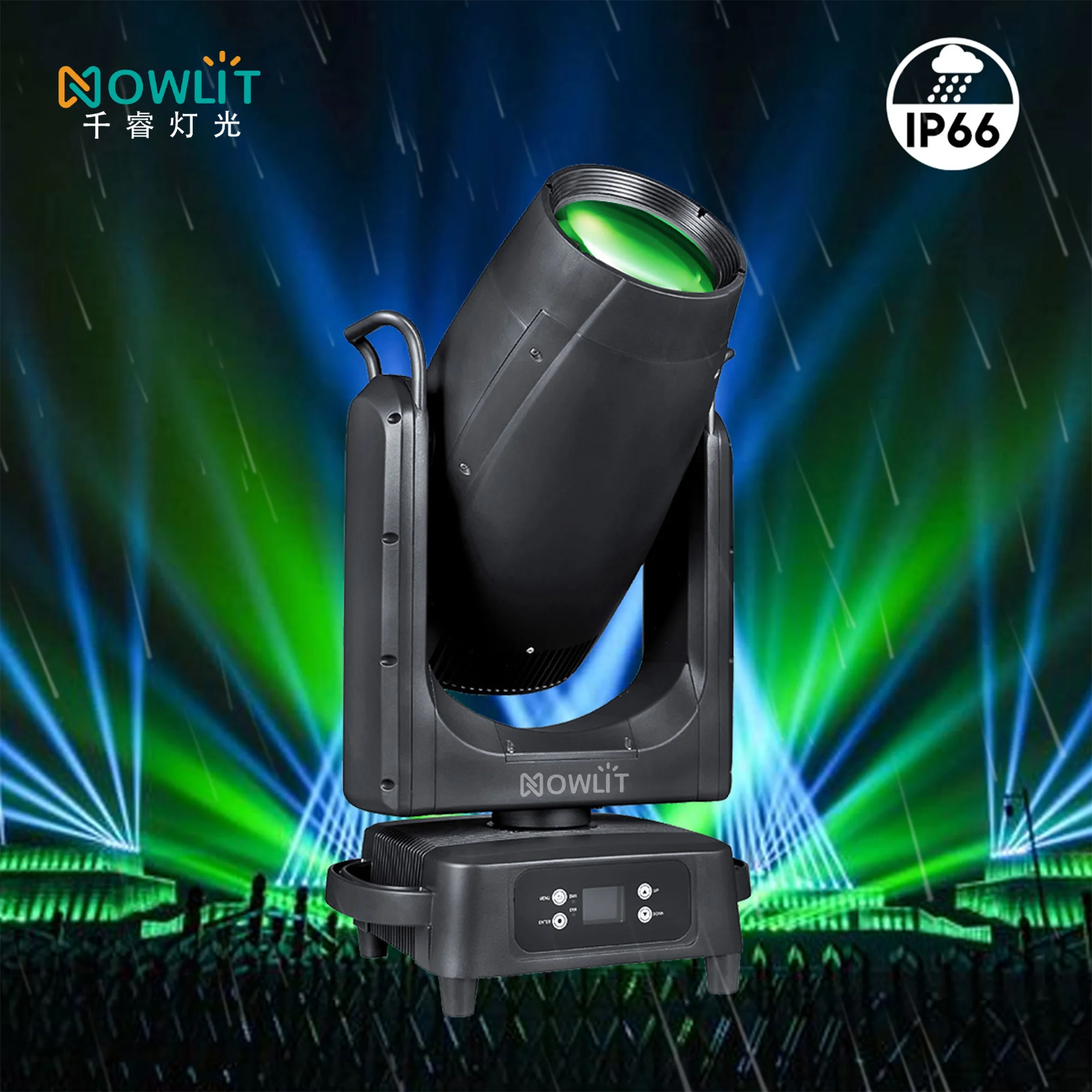 Waterproof IP66 600W LED 3in1 BSW Moving Head Light Beam/Spot/Wash Dmx512 Control 3.5-50 Zoom Angle For Stage Outdoor
