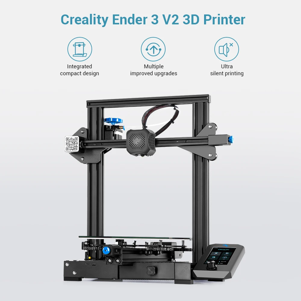 CREALITY 3D Printer Ender 3 V2 3D Printer with High Precision Resume Printing Function All Metal Frame FDM