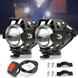 12V Motorcycle Metal Headlight Driving Spot Head Lamp Fog For BMW F650GS F700GS F800GS F850GS R1200GS R1250GS G650GS G310GS
