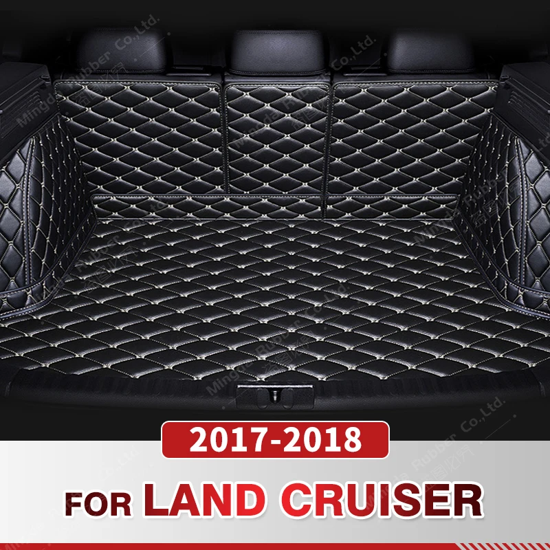 

Автомобильный коврик для багажника с полным покрытием для Toyota Land Cruiser 7-Seat 2017 2018, автомобильный коврик для багажника, аксессуары для защиты интерьера