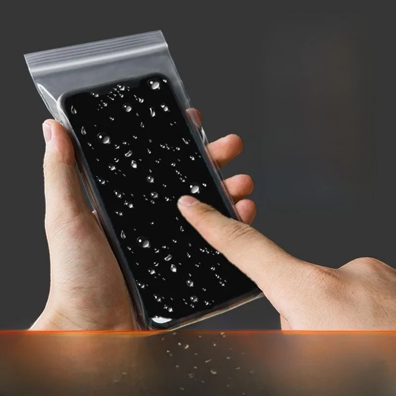 

Одноразовый защитный чехол из термопластика для мобильного телефона: водонепроницаемый, пылезащитный, сенсорный, самозакрывающийся...