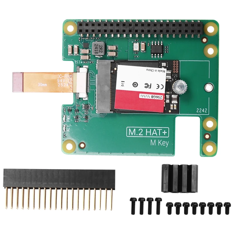 Плата для Raspberry Pi 5 M.2 AI HAT+ для повышенных возможностей машинного обучения