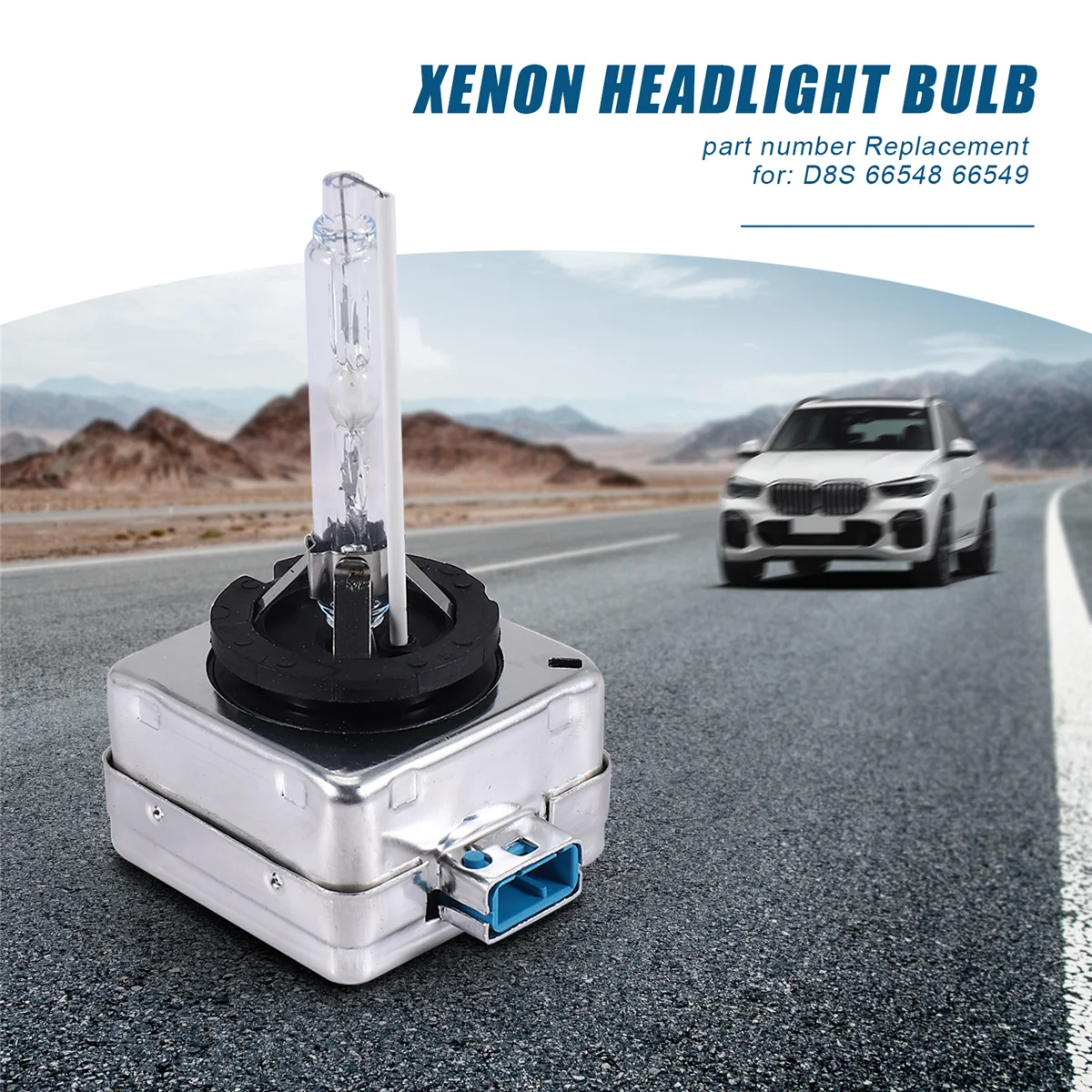 2X D8S 6000K ใหม่ Xenon HID ไฟหน้าหลอดไฟชุด 66548 66549 สําหรับ Beetle Touareg Kia Forte Ford Focus Hyundai Santa Fe