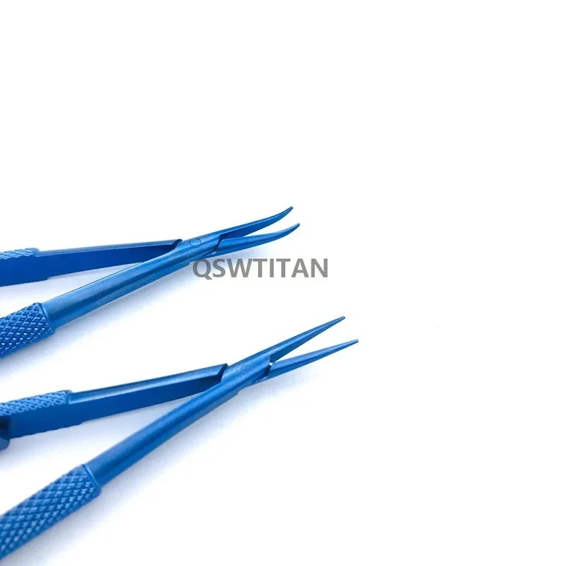 Barraquer Titanium alloy Needle Holder Without lock / With lock curved Ophthalmic surgical instrument
