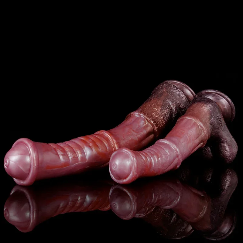 2023 Realistic Horse Dildo Silicone 13.69 inch Huge Long Dildo For Anal Stimulation G-Spot Penis Cock With Sucker Adult Sex Shop