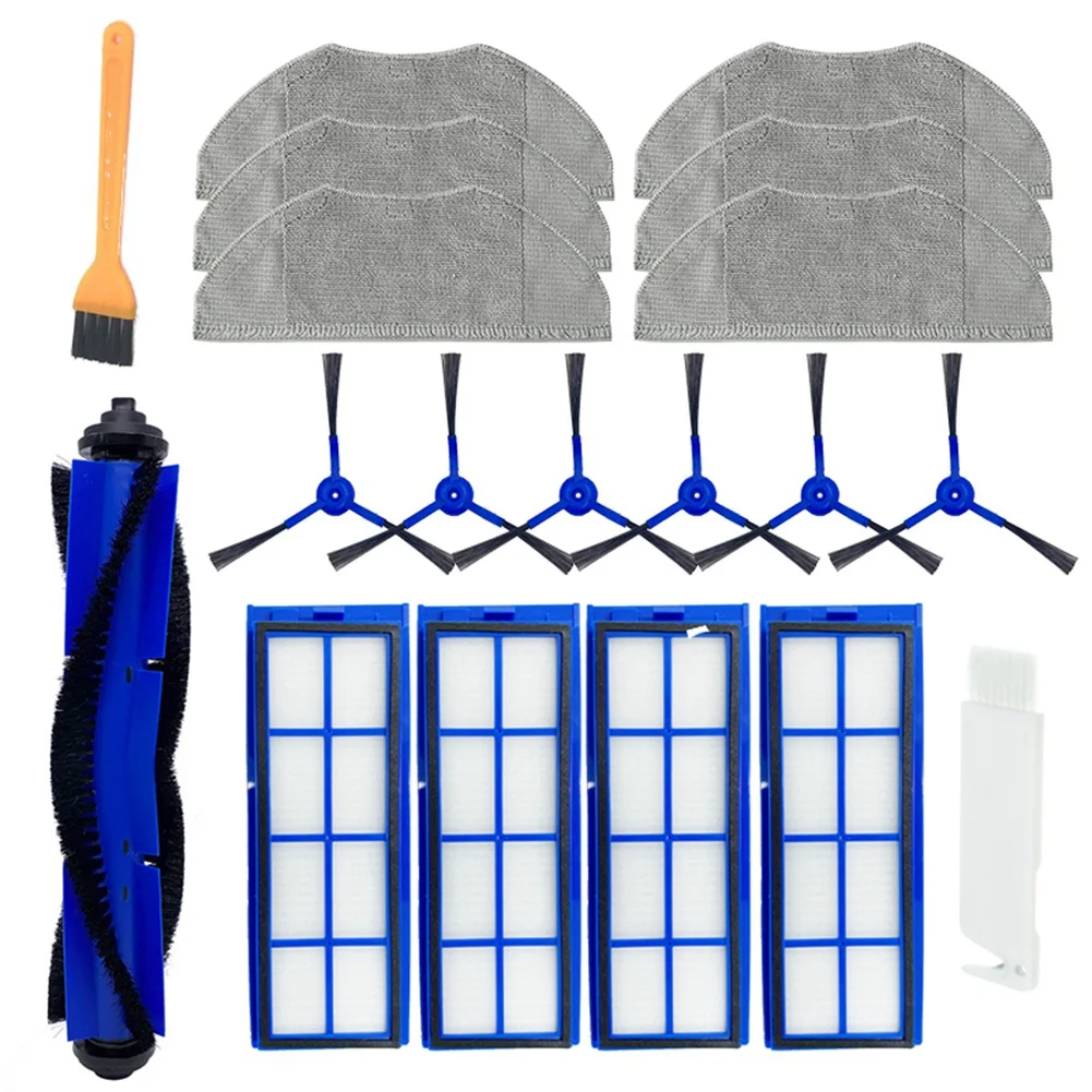 Filtre à brosse latérale principale et gril de vadrouille, accessoires de remplacement pour aspirateur robot Anker Fy L70