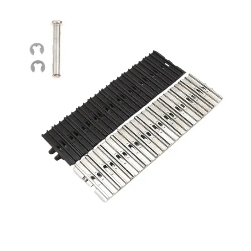 RC Crawler Track Full Metal 1 Set 51*21mm High Compatibility Replacement for 1/12 RC Hydraulic Excavator Models