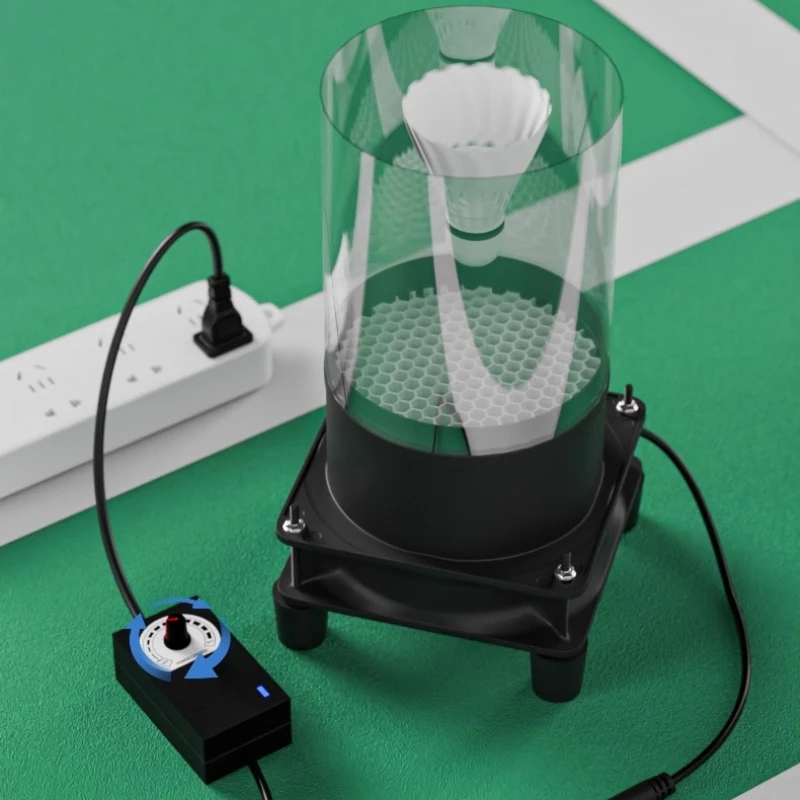 

Plastic Badminton Wind Test Machine Adjustable Badminton Flight Testing Device Professional Ball Repair Tool Portable Ball Tools