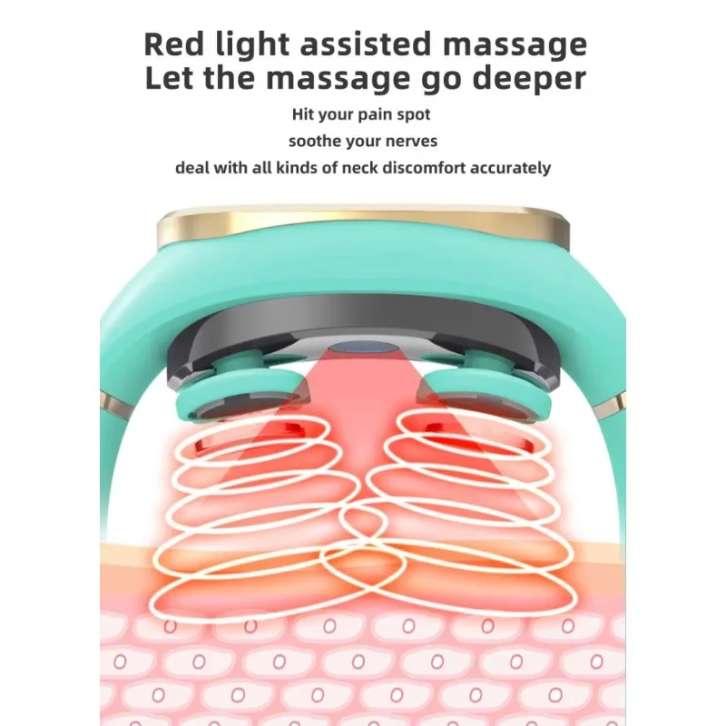 Airo JAMOOZ 2024 Smart Electric Back and Neck Massager with Heat Shiatsu Shoulder Massager for Muscle Pain Relief