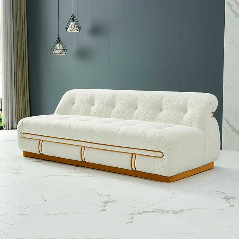 Customized modern style combination sofa set, suitable for living rooms, hotels, apartments - durable commercial leisure sofa