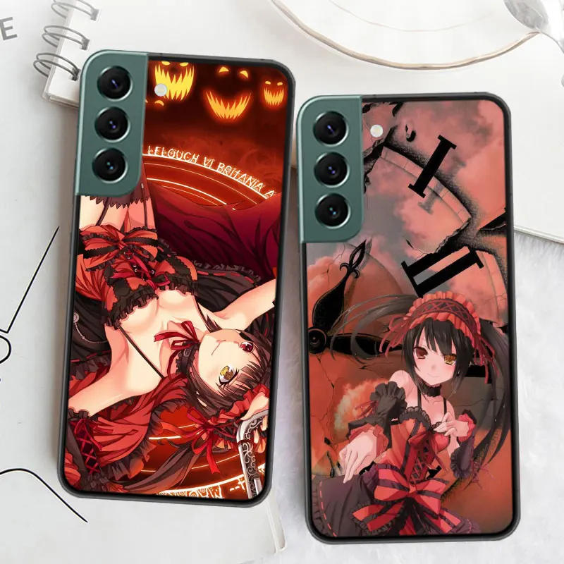 Date A Live Tokisaki Kurumi Phone For Samsung Galaxy S24 S22 Ultra S21 Plus S20 S23 S24 FE Case S10 5G S10E S9 Cover Silicone So