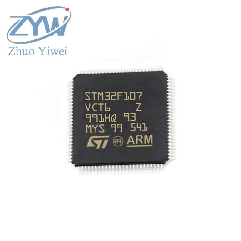 STM32F107 STM32F107VCT6 LQFP-100 Cortex-M3 32-bit Microcontroller-MCU Chip IC Integrated Circuit