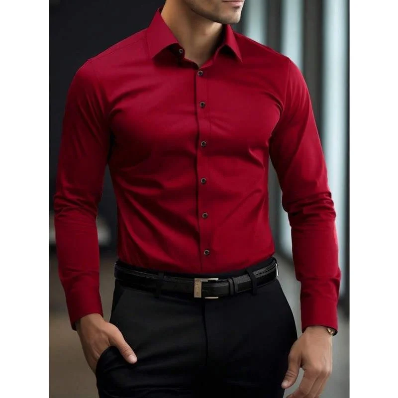 

Мужская модная повседневная деловая одежда с воротником-стойкой, осенняя одежда из искусственной кожи Thiened Fce Inner Svel irt