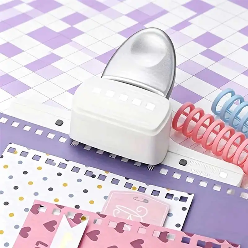 5 Hole Square Punch Handcrafted Punching Tool Diy Craft Binding Supplies For Notebook Diary Book Binding And Paper Punching