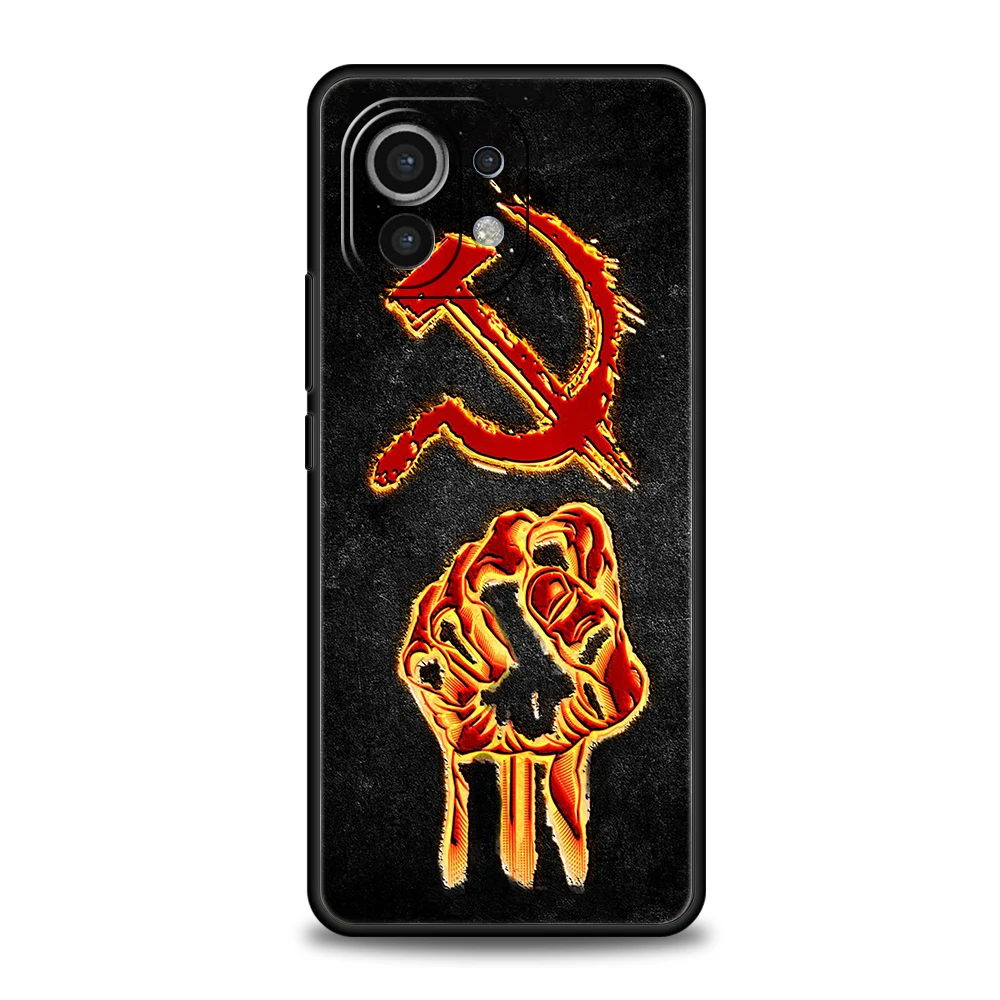 Soviet Union USSR Flag Emblem Phone Case for Xiaomi Poco C51 F3 X3 X4 GT NFC M3 M4 M5 Mi 13 12 11 Ultra 12T Pro Lite 5G Cover