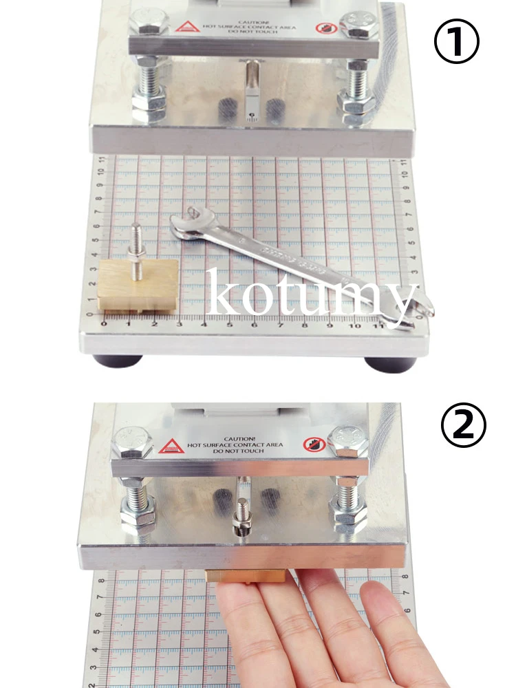 Leather/Paper/Plastic Stamping Robot Hot Press Wood/Cowhide Bronzing Machine Impression Stamping Dispenser Indentation Dispenser