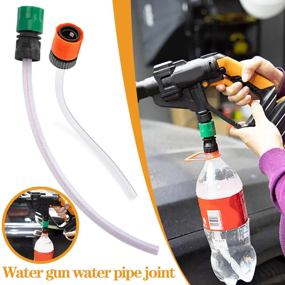 Charging Handheld Lithium Battery Washer Gun Coke Bottle Wireless Accessories Foam Pressure Connector Pipe Water High P3C7