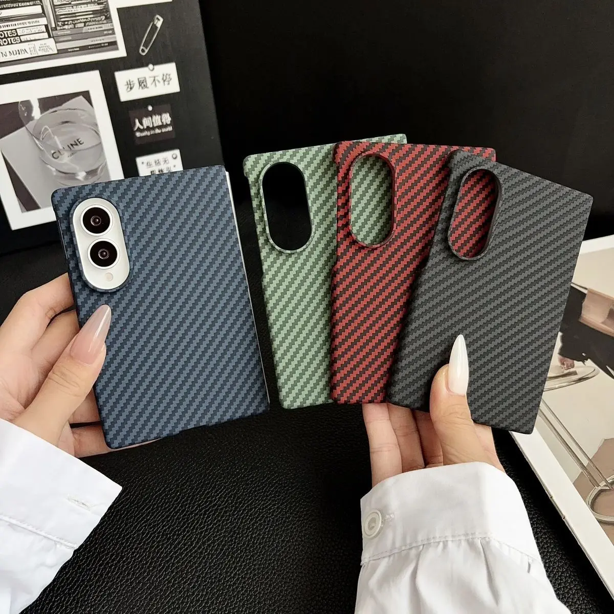 ZFold 8 Case Built-in Screen Protector Slim Matte Carbon Fiber for Magnetic Magsafe Case for Samsung Galaxy Z Fold 8 Ultra 6 7 - view 6