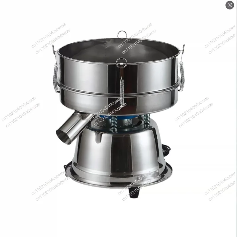 Small Vibrating Screen Electric Screen Powder Separation Electric Basket  Wood Powder  Vibrating  Powder Machine