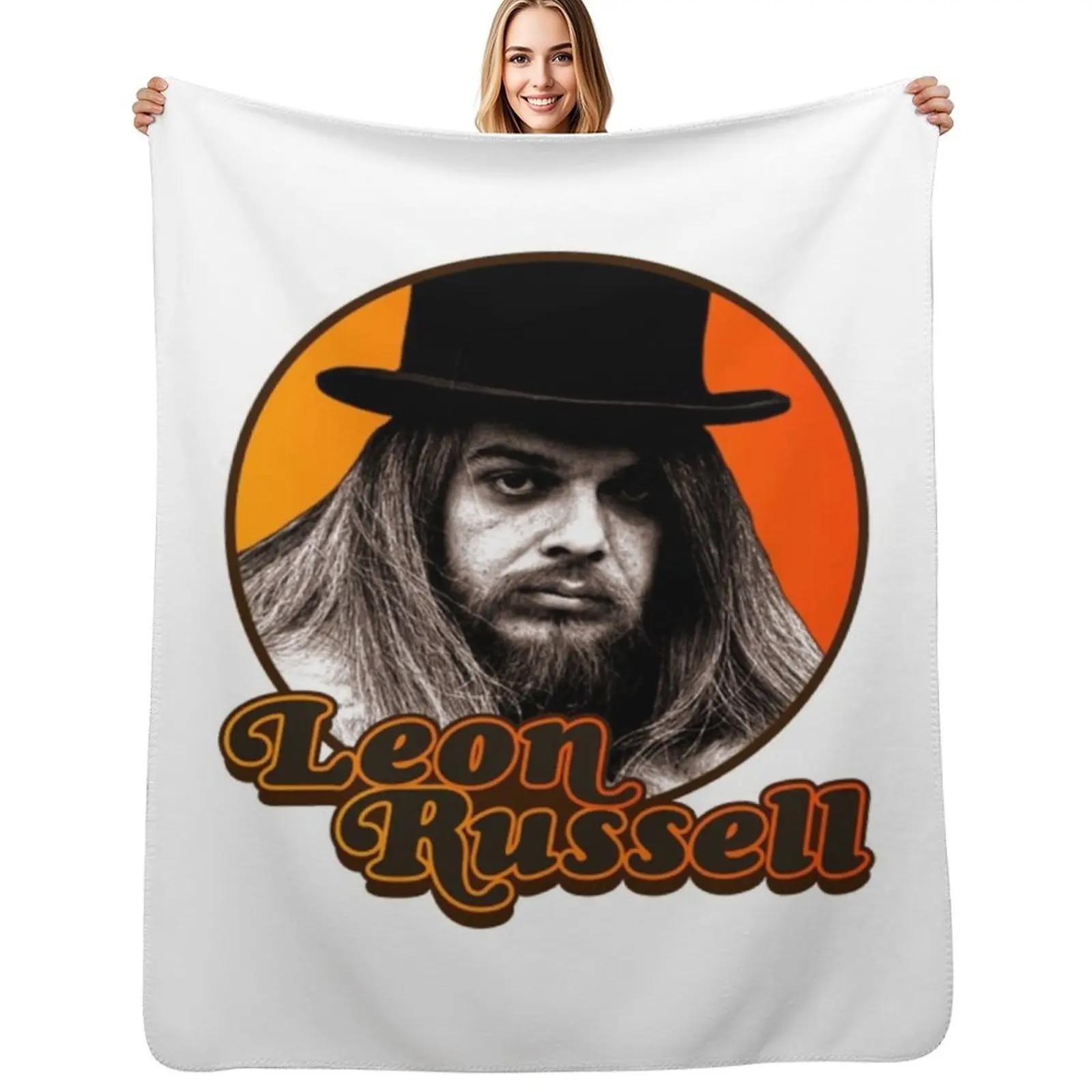 Leon Russell Throw Blanket christmas gifts Vintage Bed Blankets For Sofas Decoratives Furry Blankets
