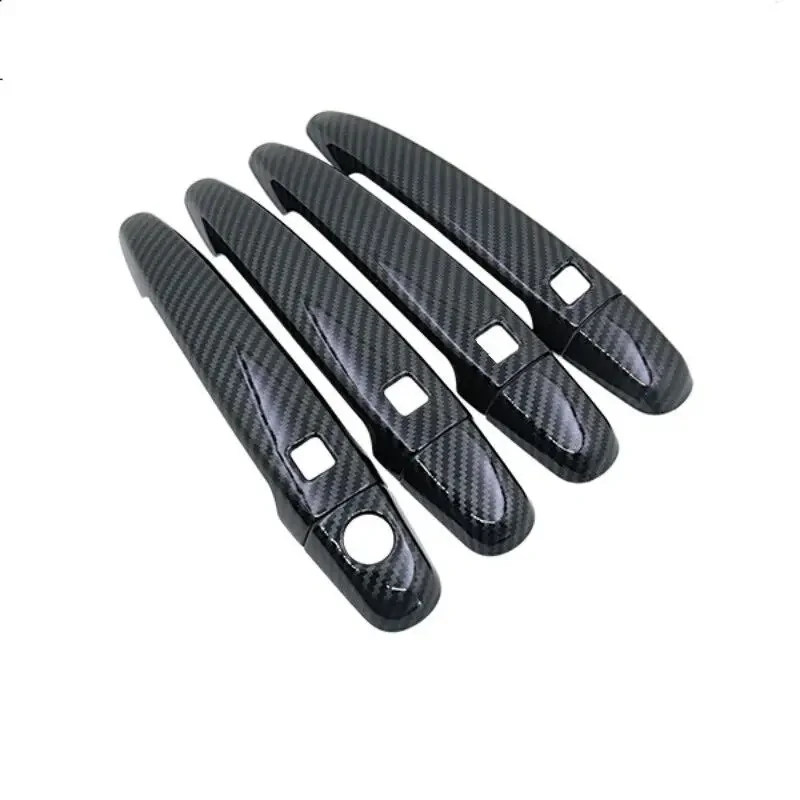 

For Lexus GS S190 2006~2011 Carbon Fiber Chrome Handles Cover Trim Set Styling Accessories Stickers GS350 GS430 GS450h GS460