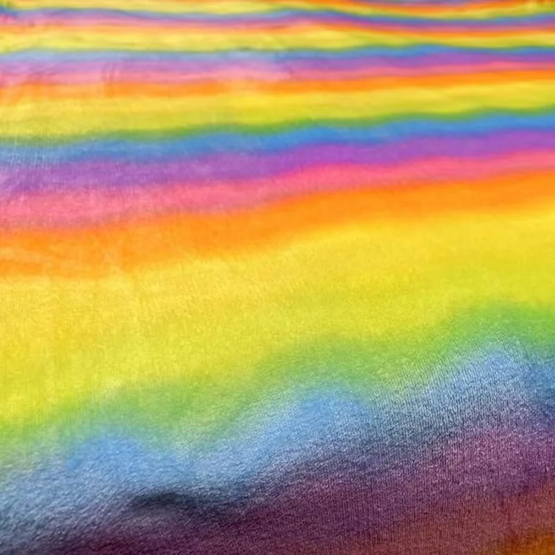 All-season Dormitory 150X180CM Nordic Style Polyester Crystal Velvet Sofa Blanket Simplicity Household Tie-dyed Nap Blanket