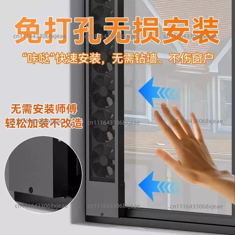No Drill Window Exhaust Fan Quiet Powerful Bathroom Kitchen Ventilation Extractor