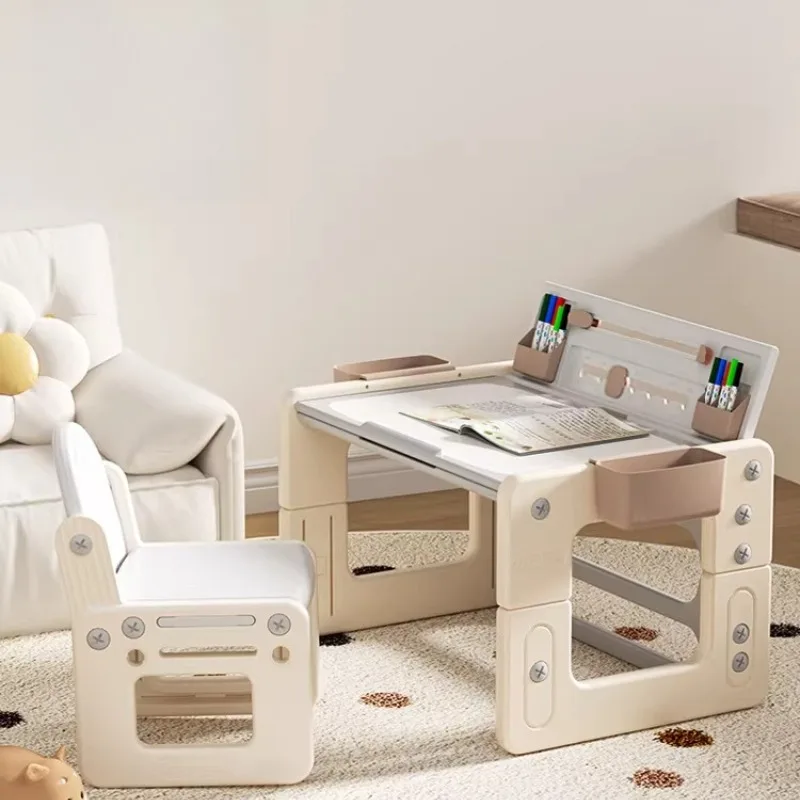 

Children's Desks Small Child Table and Chair Set for Kids Writing Desk Toddler Furniture Bedroom Chairs Baby Activities Tables