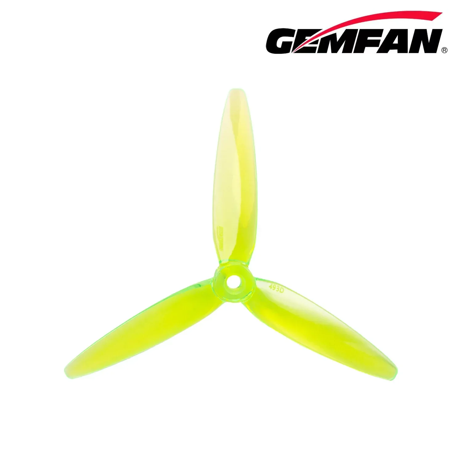 2Pairs Gemfan 493D Zoe Collaboration 3 Blade 4.9inch Propellers For For Small-sized Dual-Rotor Freestyle Racing Drones