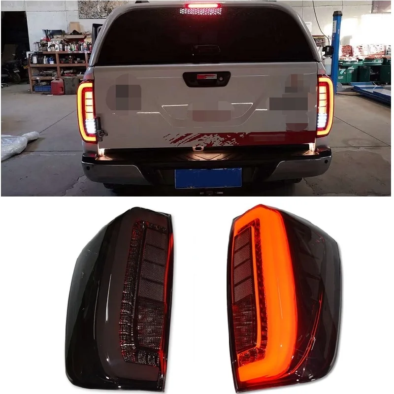 

LED REAR TAIL LAMP REVERSE BRAKE PARKING LIGHTS WITH TURNING SIGNAL LIGHTTING FIT FOR NISSAN NAVARA NP300 2015-2018