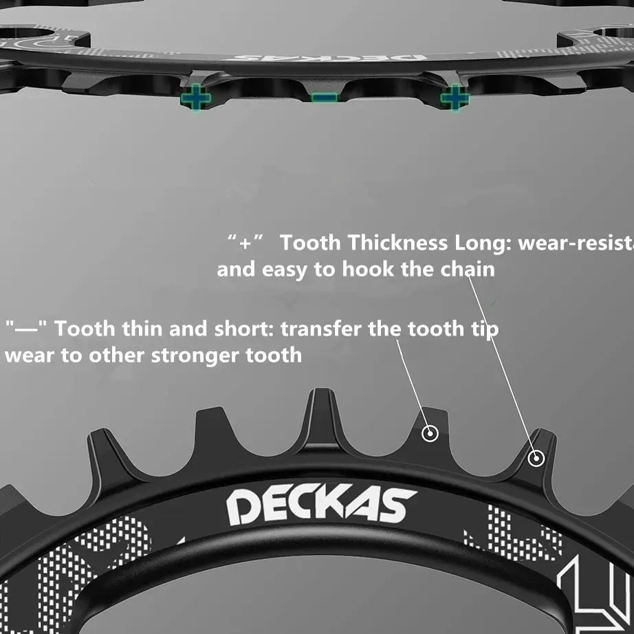 Deckas Oval 96BCD Chainring MTB Mountain BCD 96 rowerowa rowerowa 32T 34T 36T 38T mechanizm korbowy płyta zębata części do M4100 M5100 M6000