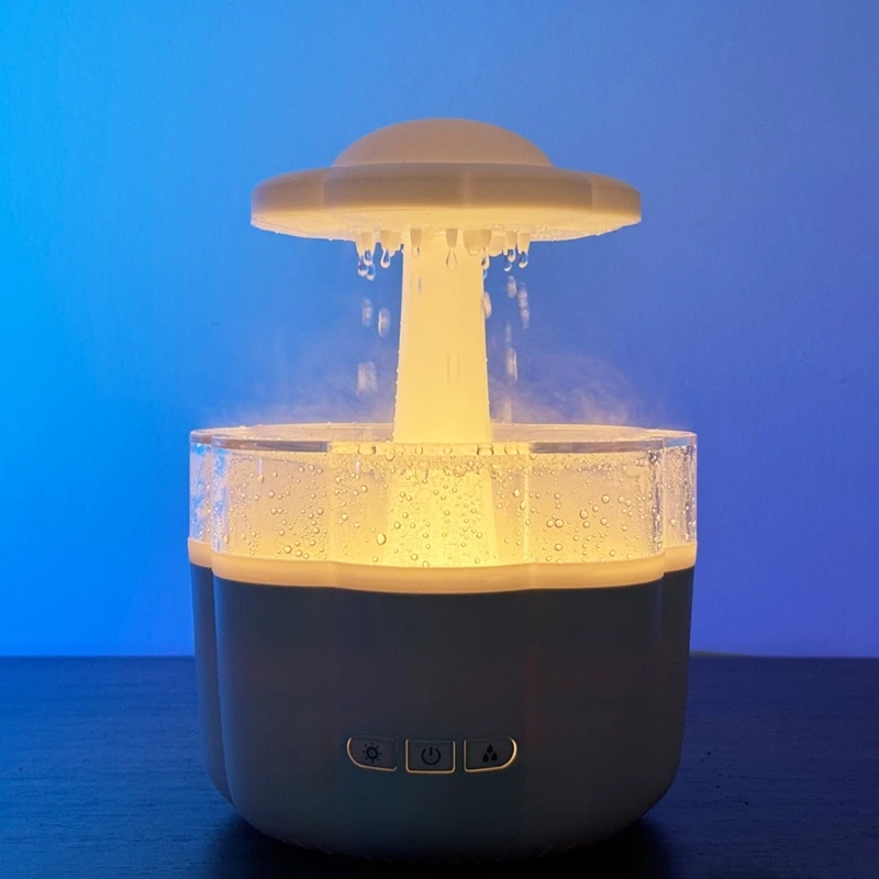 Kleine Nebel-Öl-Diffusoren, kleine Blumenform, Nebel-Luftbefeuchter, entspannender Luftbefeuchter, geeignet für Büro, Wohnzimmer