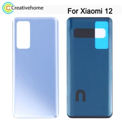 Glass Battery Back Cover For Xiaomi 12 Phone Rear Cover Repair Spare Part