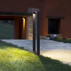 LED Garden Lights Lawn Lamp IP65 Waterproof Modern Aluminum Pillar Light Outdoor Courtyard villa landscape lawn bollards lamp