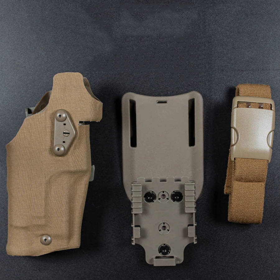 6354DO Tactical Holster ALS Quick Lock System for Glock 17 with X300/X300U Flashlight Holster Outdoor Hunting Airsoft Equipment