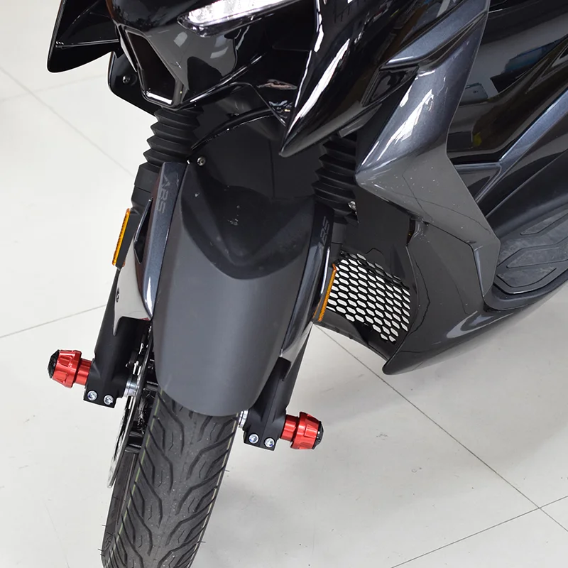 Chekis acessórios genuínos para motocicleta, adequados para honda rx125 nx125 ns125la lead125, roda dianteira modificada, bola anticolisão, garfo dianteiro, copo, absorção de choque frontal, bola anti-queda