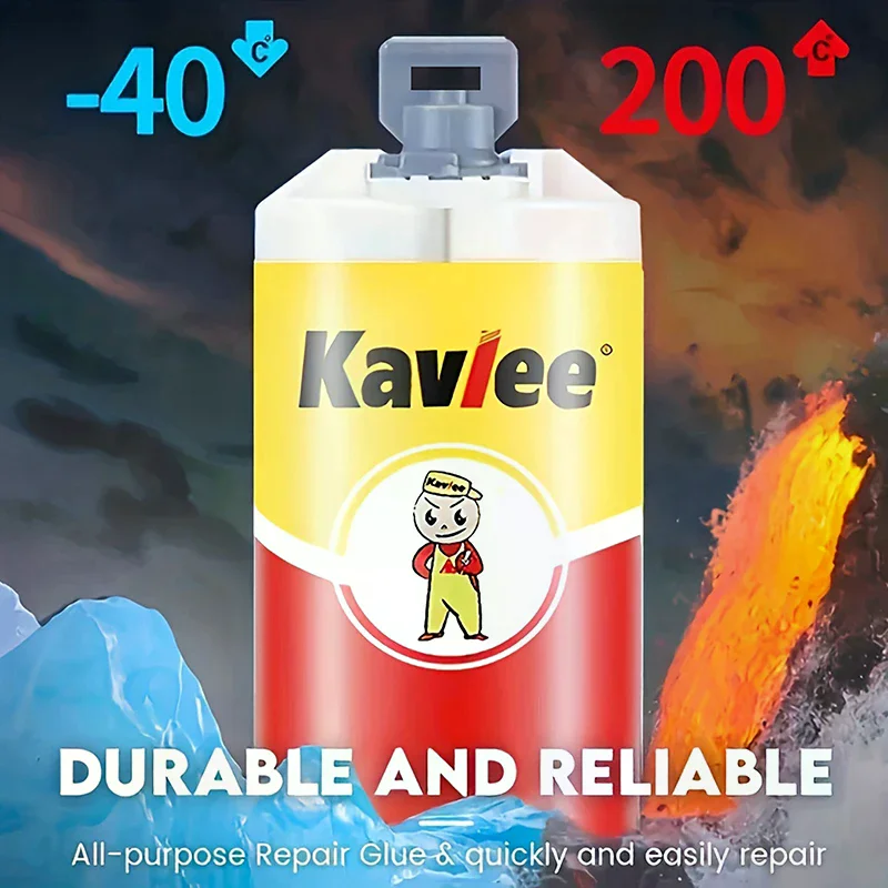 Glue Metal Repair Gel Heat Resist Industrial Metal Repair Paste Glue Adhesive Weld Industrial Repair Agent All-purpose Glue AB