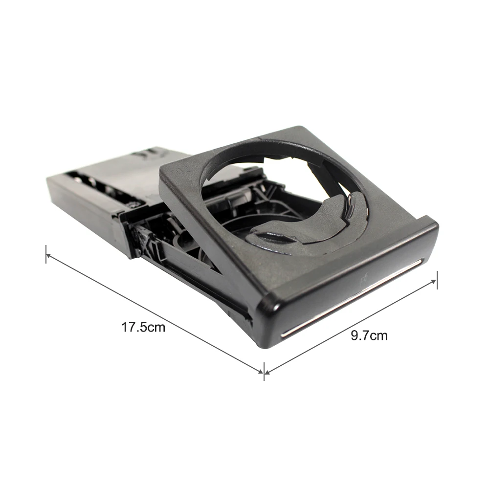

Black Front Dash Car Cup Holder Sliding Assembly Right Hand Drive 8E2862534L Replacement for Audi A4 B6 B7 2002-2008