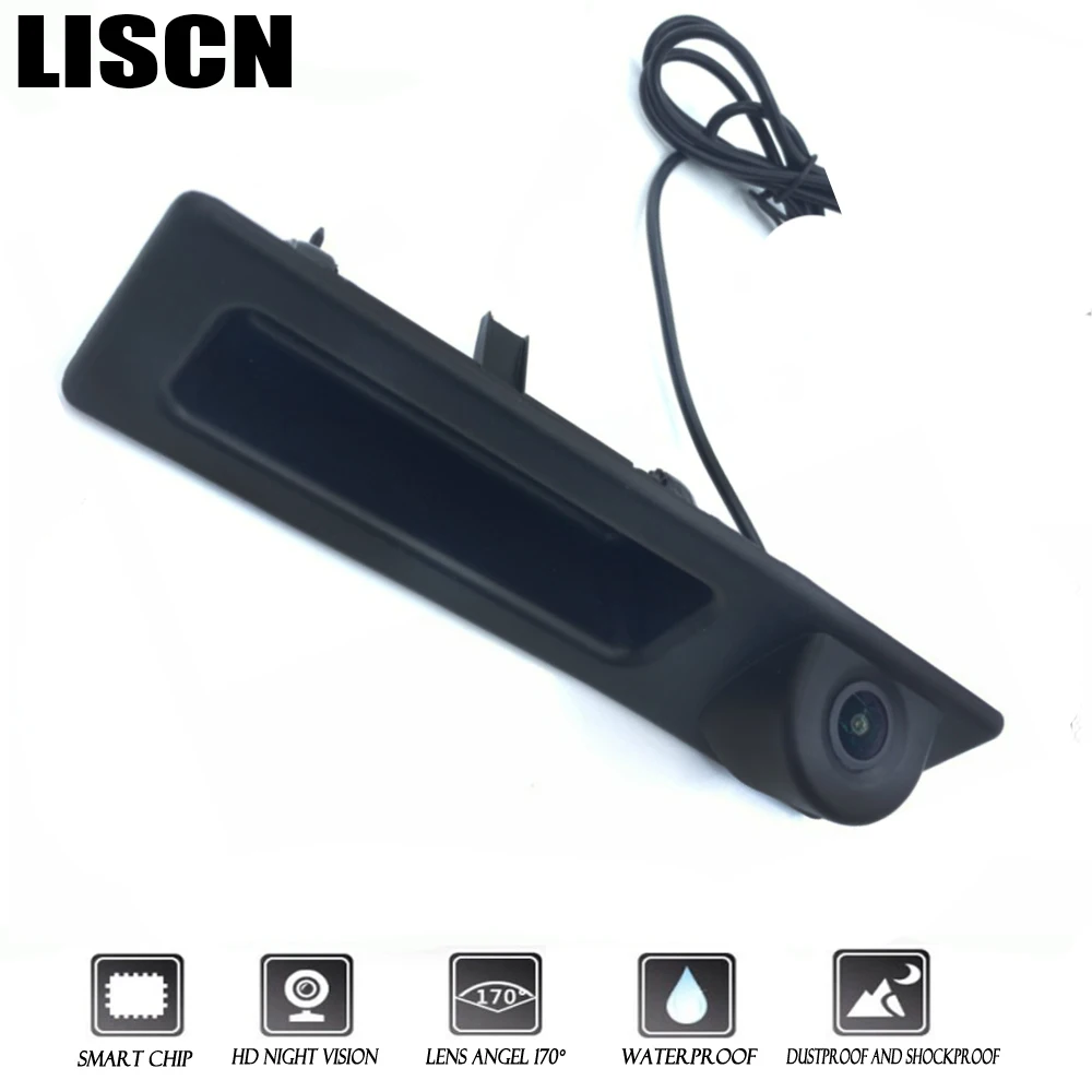 For BMW X1 X3 X4 X5 X6 E84 F25 F26 F15 F16 HD Night Visioin Car Rear View Reverse Handle Camera