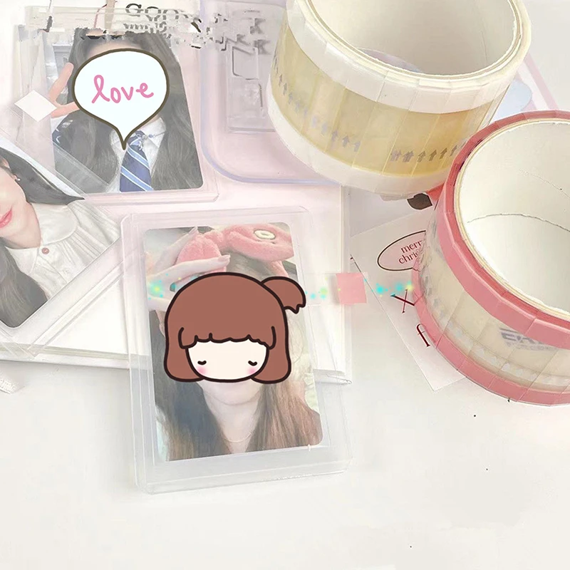 1150 pagine Semplici adesivi indice trasparenti puri Etichette adesive a colori Note adesive fai da te Materiale scolastico per ufficio