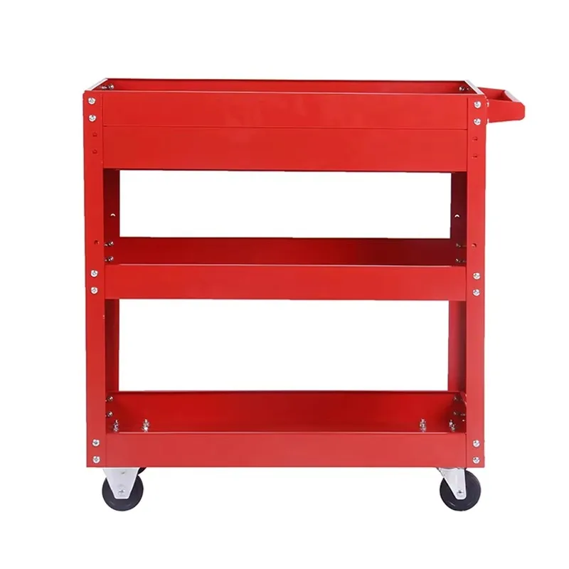 Трехслойный передвижной шкаф для ремонта автомобильного оборудования, тип ящика, автомобильная полка, перегородка, комбинированная тележка для обслуживания