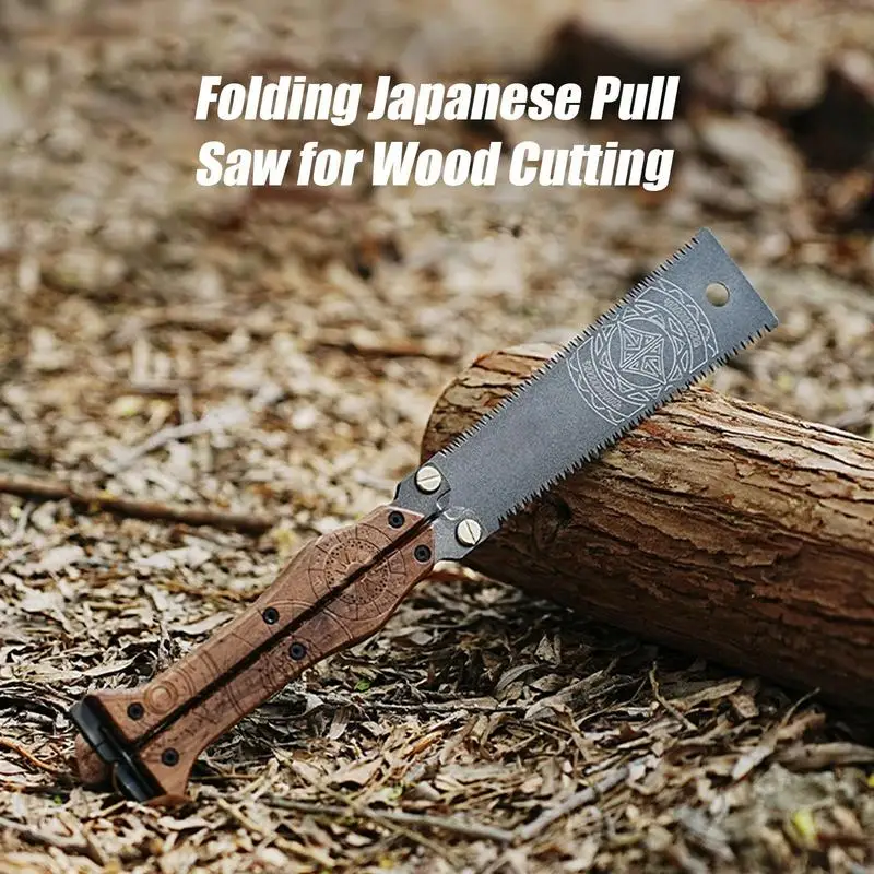 

Hand Saw For Wood Cutting Compact Hand Saw For Wood Fast-Cutting Lightweight Bowsaw Non-Slip Handle Garden Tool For Camping