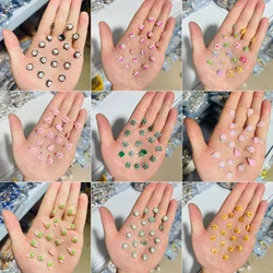 50Pcs New Resin Mini Cartoon Nail Art Accessories Cute Frog Rabbit penguin Series Nail Charms Flat Back DIY Manicure Deco Parts