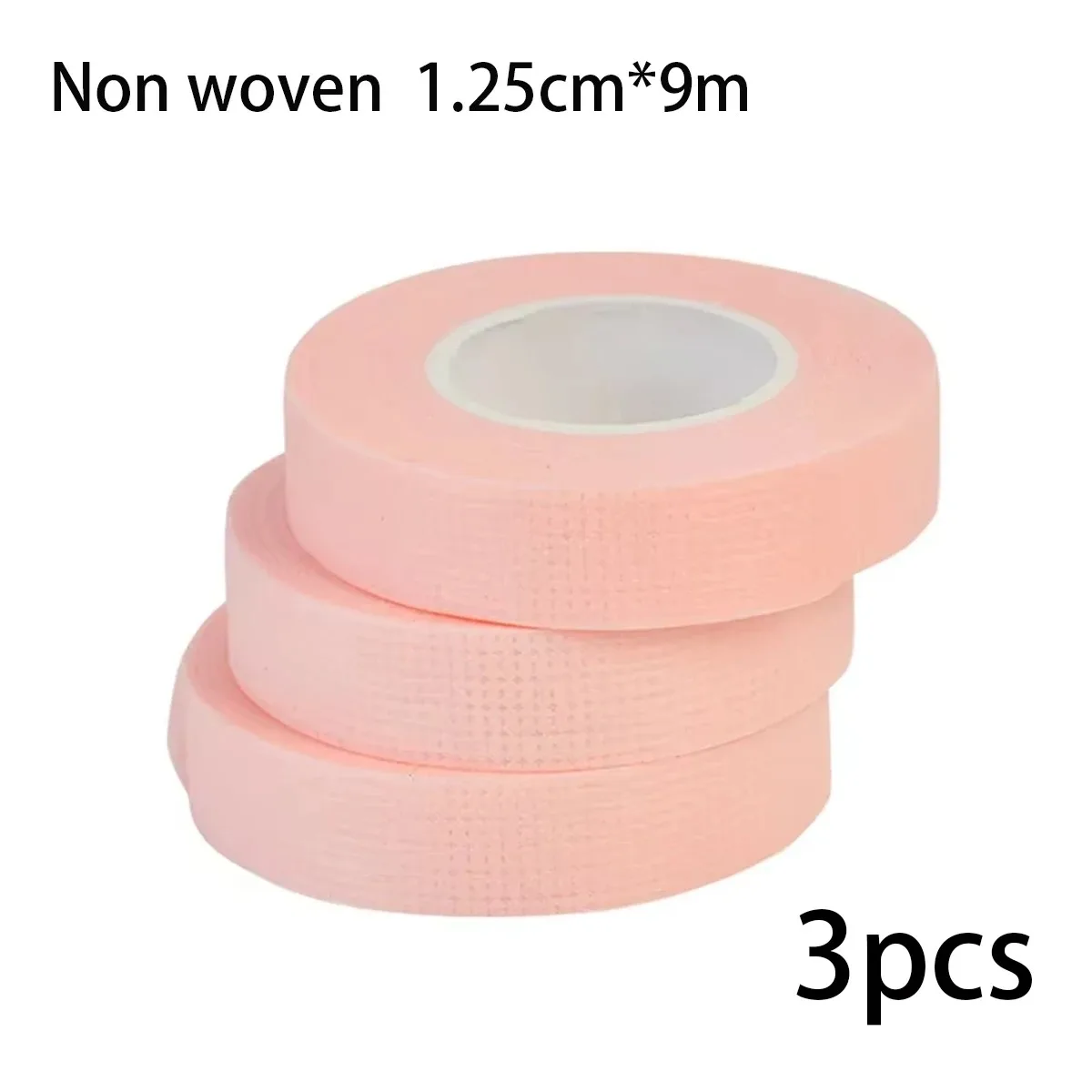 Wimpernband, transparenter Klebestoff, 9 m/10 Yard/Rolle, selbstklebendes, atmungsaktives Mikroporen-Stoffband für die Wimpernverlängerungsversorgung