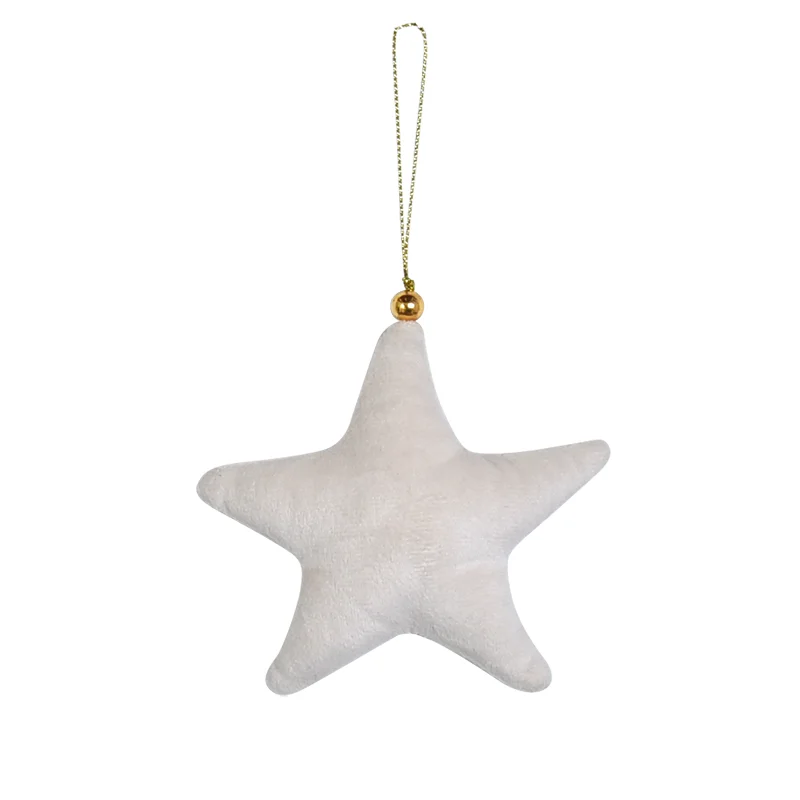 Christmas Ornament, Velvet Star Hanging Ornament, Christmas Tree Ornament