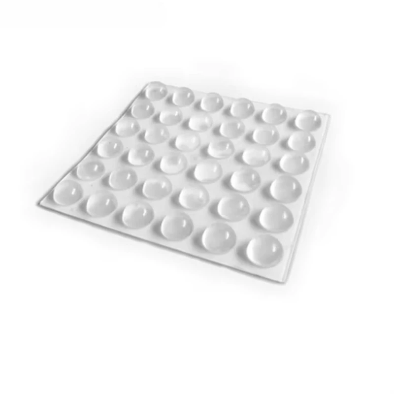 

transparent hemispherical silicone anti-collision pad, non-slip and shock-absorbing silicone pad for furniture cabinets