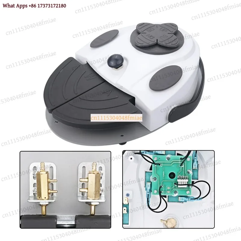 k3 Multi-Function Dental Foot Pedal Switch with Anti-Skid Pad, Copper Valve Controller for Dental Chair Unit