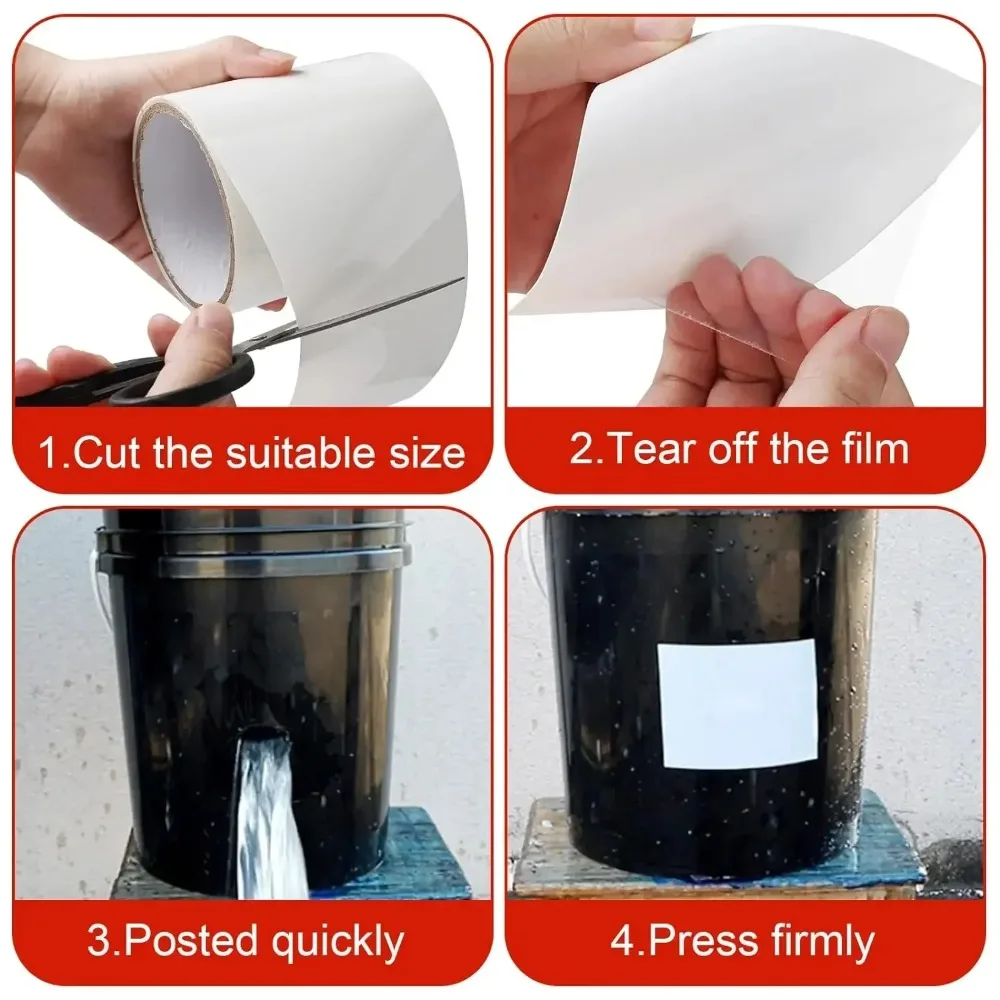 Multi-Purpose Waterproof Repair Tape Strong Underwater Quick Stop Leaks Tape for Leaks Sealing Tape for Garden Pipe Pool