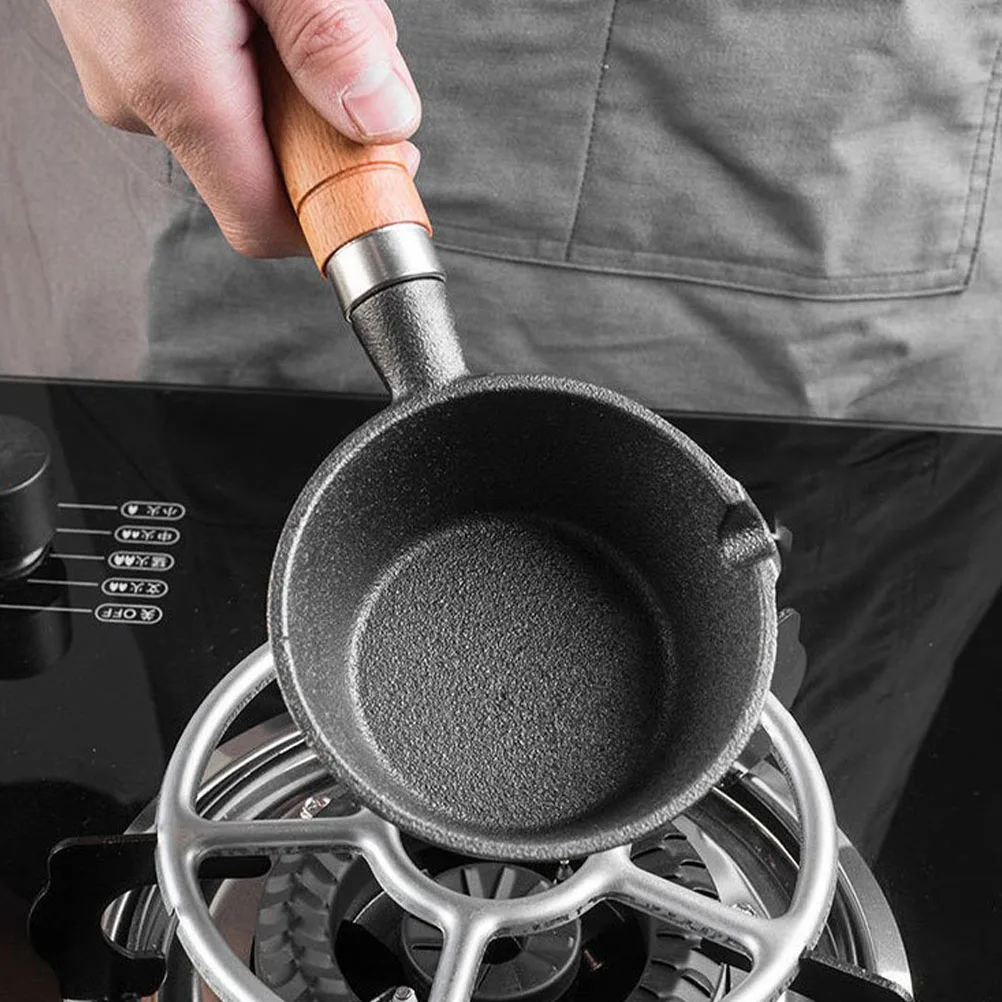 

Mini Egg Fry Pan Cast Iron Non-Stick Saucepan For Induction Gas Stove Kitchen Cooking Pot Heat Resistant Milk Heating Pan