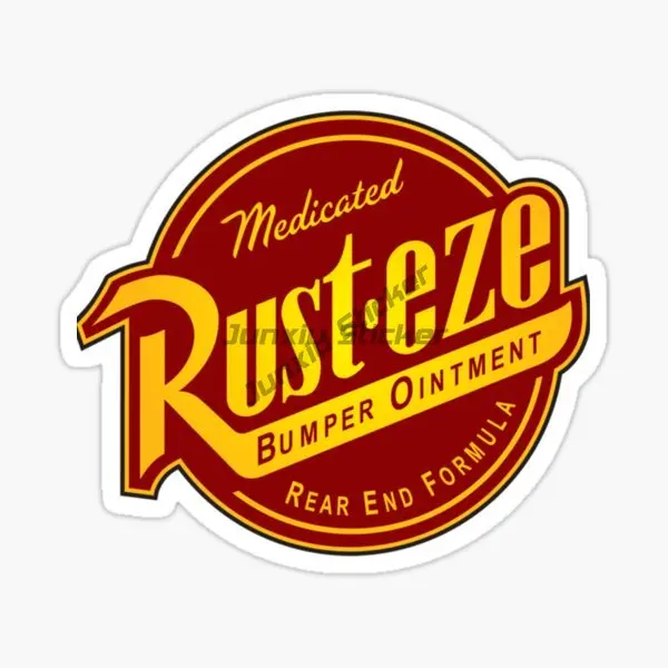 RUSTEZE-ملصق سيارة إبداعي للزجاج الأمامي والنافذة ، تصميم مقاوم للماء ، ملصق مادة الفينيل ، ملحقات الدراجات النارية